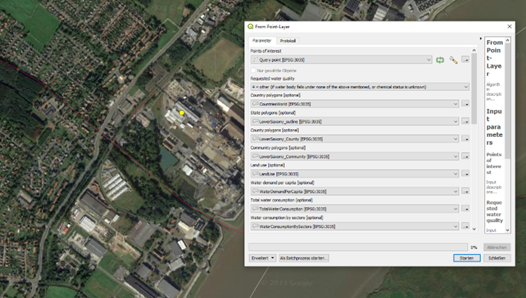 Screenshot data selection regional demand-supply matching tool (#23)